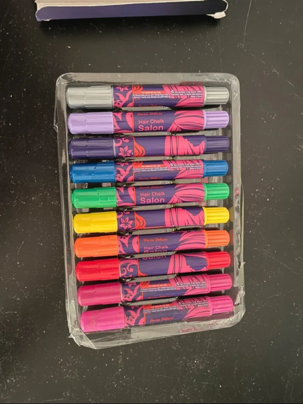 Desire Deluxe Hair Chalk Salon Temporary Rainbow Hair Color Set